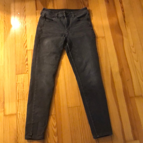 Black Stretchy American Eagle Jeans - Picture 2 of 6